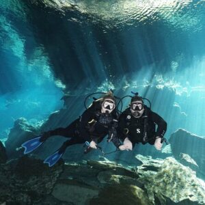 Scuba Diving in Cenotes 2 Tanks