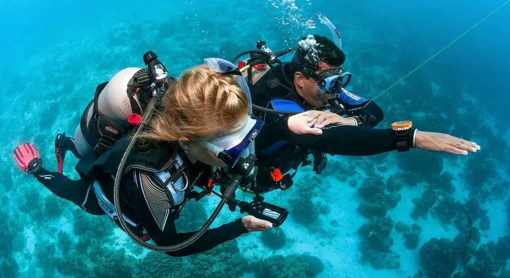 scuba diving course